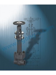API A105 high pressure weld globe valve 